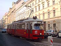 Tram in Vienna.  Picture: Chris Wood.